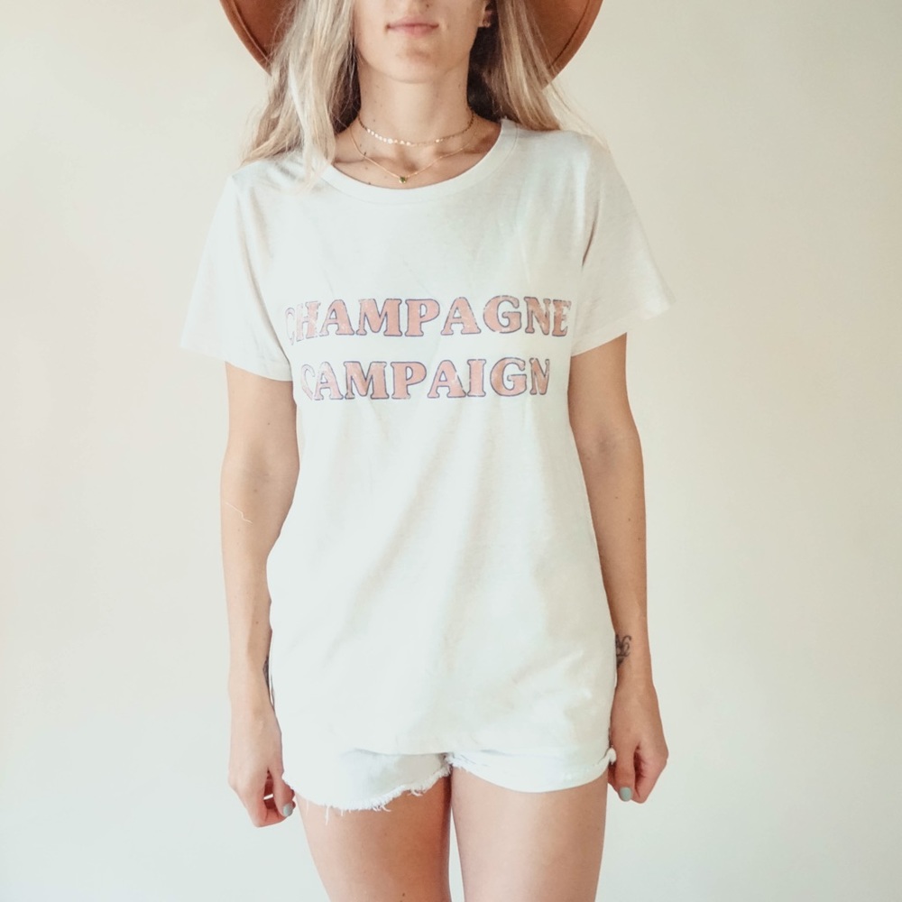 Champagne Campaign Tee